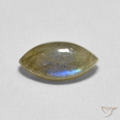 2.55ct Natürlicher Mehrfarbig Labradorit, Marquise, Lichtdurchlässig