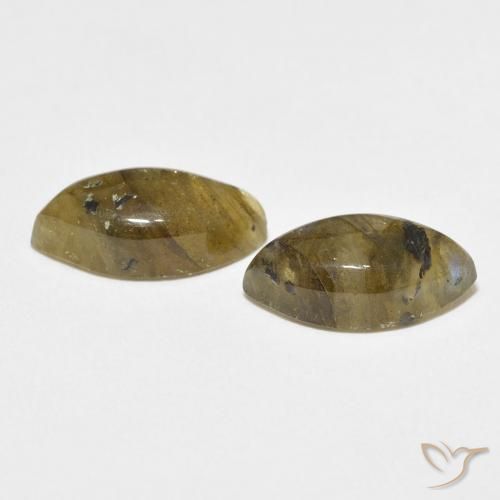 7.16 ct natürliche Mehrfarbig Labradorit-Edelsteine, Marquise, Lichtdurchlässig