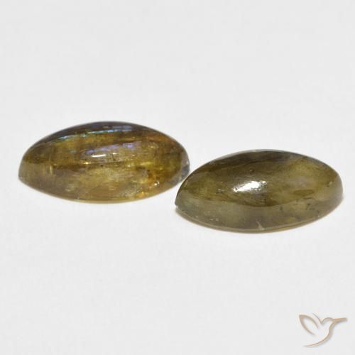 6.65 ct natürliche Mehrfarbig Labradorit-Edelsteine, Marquise, Lichtdurchlässig