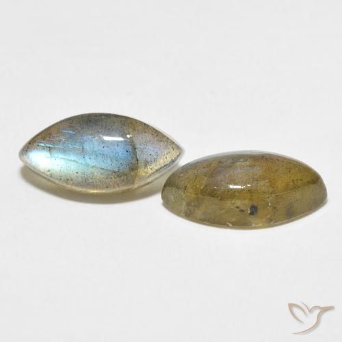7.47 ct natürliche Mehrfarbig Labradorit-Edelsteine, Marquise, Lichtdurchlässig