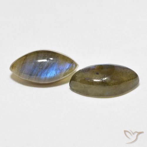 7.20 ct natürliche Mehrfarbig Labradorit-Edelsteine, Marquise, Lichtdurchlässig