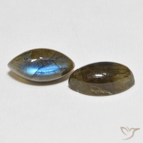 11.00 ct natürliche Mehrfarbig Labradorit-Edelsteine, Marquise, Lichtdurchlässig