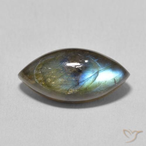 5.88ct Natürlicher Mehrfarbig Labradorit, Marquise, Lichtdurchlässig