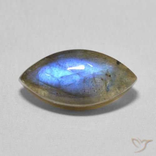 5.38ct Natürlicher Mehrfarbig Labradorit, Marquise, Lichtdurchlässig