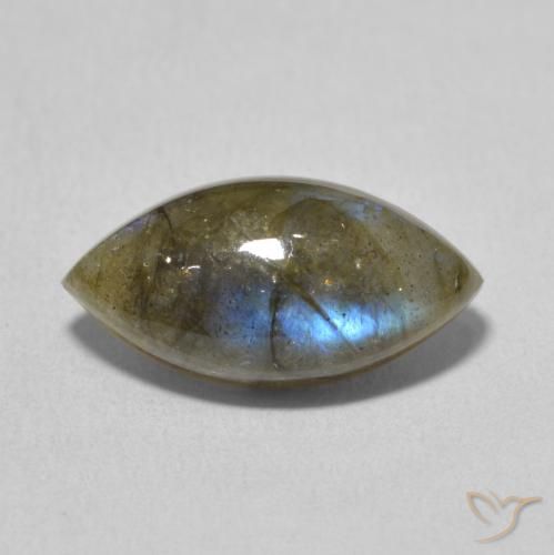 5.02ct Natürlicher Mehrfarbig Labradorit, Marquise, Lichtdurchlässig