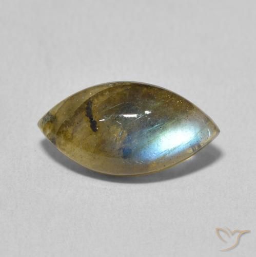 2.83ct Natürlicher Mehrfarbig Labradorit, Marquise, Lichtdurchlässig