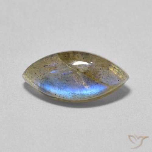 3.14ct Natürlicher Mehrfarbig Labradorit, Marquise, Lichtdurchlässig