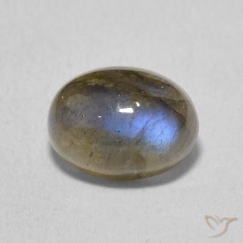 1.72ct Natürlicher Mehrfarbig Labradorit, Oval, Lichtdurchlässig