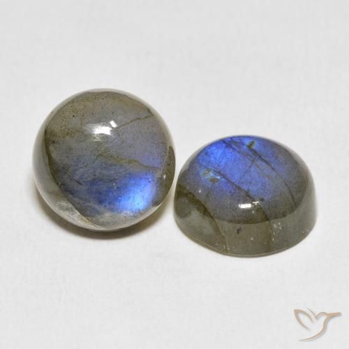 15.51 ct natürliche Mehrfarbig Labradorit-Edelsteine, Runden, Lichtdurchlässig