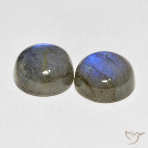 15.51 ct natürliche Mehrfarbig Labradorit-Edelsteine, Runden, Lichtdurchlässig
