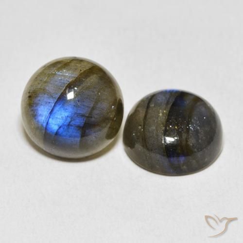 13.86 ct natürliche Mehrfarbig Labradorit-Edelsteine, Runden, Lichtdurchlässig