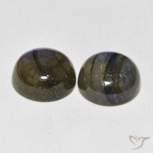 13.86 ct natürliche Mehrfarbig Labradorit-Edelsteine, Runden, Lichtdurchlässig