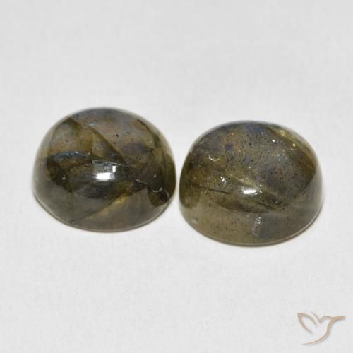 15.42 ct natürliche Mehrfarbig Labradorit-Edelsteine, Runden, Lichtdurchlässig