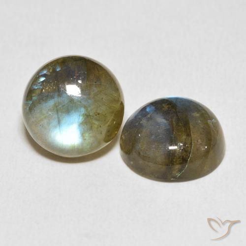 14.02 ct natürliche Mehrfarbig Labradorit-Edelsteine, Runden, Lichtdurchlässig