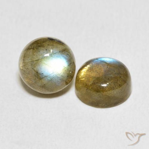 5.00 ct natürliche Mehrfarbig Labradorit-Edelsteine, Runden, Lichtdurchlässig