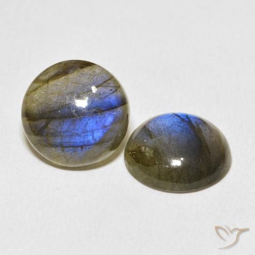 12.98 ct natürliche Mehrfarbig Labradorit-Edelsteine, Runden, Lichtdurchlässig