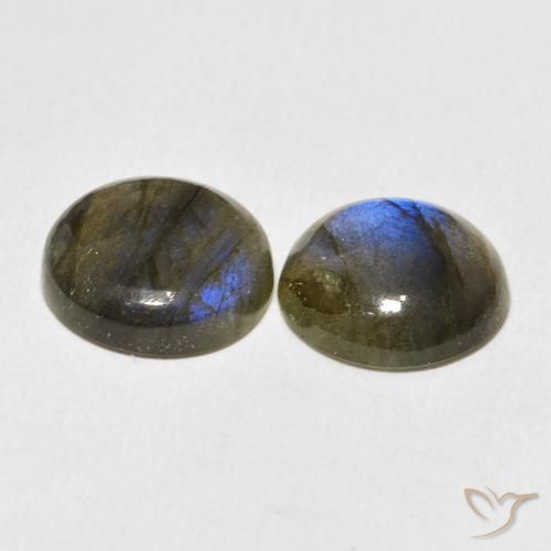 12.98 ct natürliche Mehrfarbig Labradorit-Edelsteine, Runden, Lichtdurchlässig