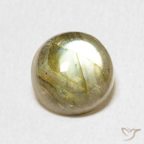 1.64ct Natürlicher Mehrfarbig Labradorit, Runden, Lichtdurchlässig