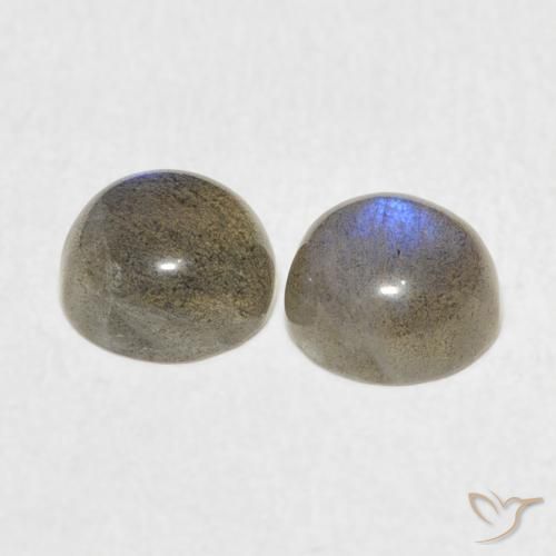 2.14 ct natürliche Mehrfarbig Labradorit-Edelsteine, Runden, Lichtdurchlässig