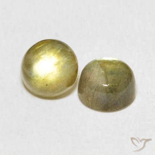 2.50 ct natürliche Mehrfarbig Labradorit-Edelsteine, Runden, Lichtdurchlässig