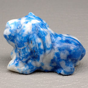 96,76 ctw natürlicher blauer Lapislazuli, Fantasieschliff, Lichtundurchlässig