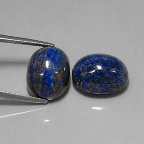  ct natürliche blauer Lapislazuli-Edelsteine, Oval Schliff, Lichtundurchlässig