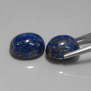  ct natürliche blauer Lapislazuli-Edelsteine, Oval Schliff, Lichtundurchlässig