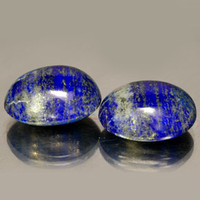  ct natürliche blauer Lapislazuli-Edelsteine, Oval Schliff, Lichtundurchlässig