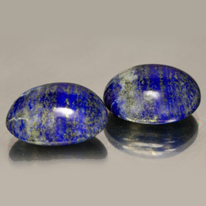  ct natürliche blauer Lapislazuli-Edelsteine, Oval Schliff, Lichtundurchlässig
