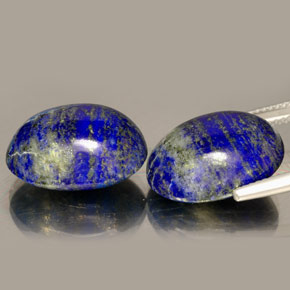  ct natürliche blauer Lapislazuli-Edelsteine, Oval Schliff, Lichtundurchlässig