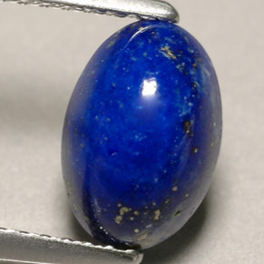 1,58 ctw natürlicher blauer Lapislazuli, Oval Schliff, Lichtundurchlässig