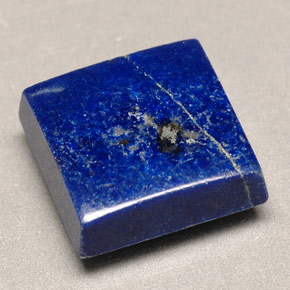 4,52 ctw natürlicher blauer Lapislazuli, Quadrat, Lichtundurchlässig