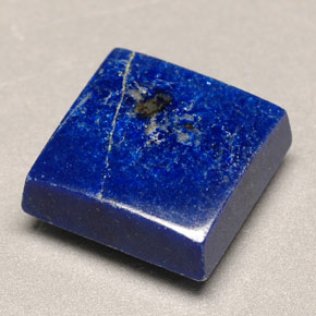 4,52 ctw natürlicher blauer Lapislazuli, Quadrat, Lichtundurchlässig