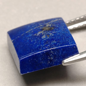 4,52 ctw natürlicher blauer Lapislazuli, Quadrat, Lichtundurchlässig