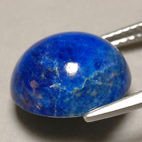 5,83 ctw natürlicher blauer Lapislazuli, Oval Schliff, Lichtundurchlässig