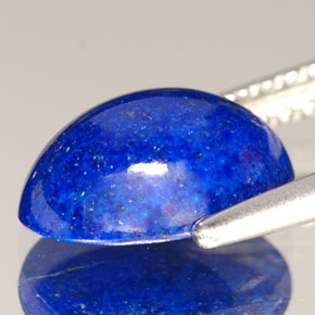 1,87 ctw natürlicher blauer Lapislazuli, Oval Schliff, Lichtundurchlässig