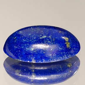 1,53 ctw natürlicher blauer Lapislazuli, Oval Schliff, Lichtundurchlässig
