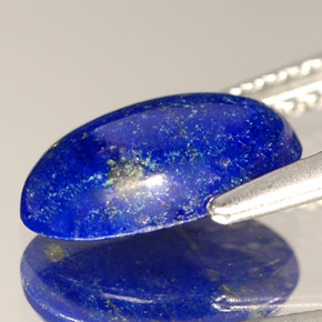 1,53 ctw natürlicher blauer Lapislazuli, Oval Schliff, Lichtundurchlässig