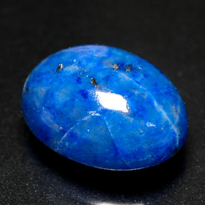 5,76 ctw natürlicher blauer Lapislazuli, Oval Schliff, Lichtundurchlässig