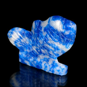 26,35 ctw natürlicher blauer Lapislazuli, Fantasieschliff, Lichtundurchlässig