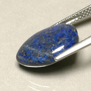 6,06 ctw natürlicher blauer Lapislazuli, Birnenform, Lichtundurchlässig