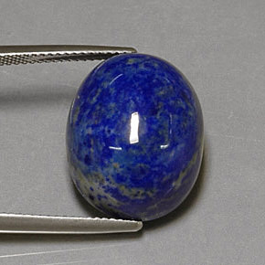 25,84 ctw natürlicher blauer Lapislazuli, Oval Schliff, Lichtundurchlässig