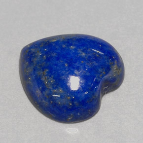 5,31 ctw natürlicher blauer Lapislazuli, Herzform, Lichtundurchlässig