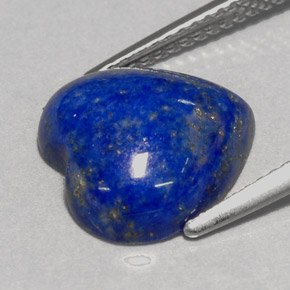 5,31 ctw natürlicher blauer Lapislazuli, Herzform, Lichtundurchlässig