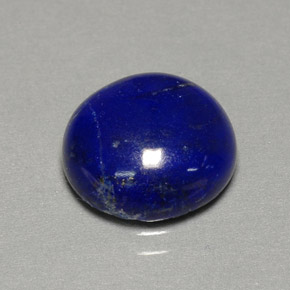5,37 ctw natürlicher blauer Lapislazuli, Rundschliff, Lichtundurchlässig