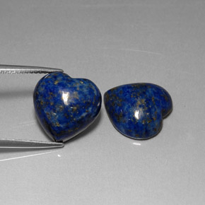  ct natürliche blauer Lapislazuli-Edelsteine, Herzform, Lichtundurchlässig