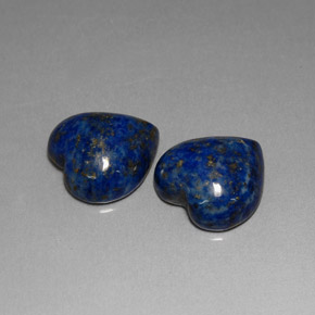  ct natürliche blauer Lapislazuli-Edelsteine, Herzform, Lichtundurchlässig