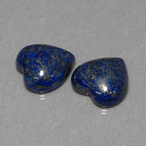  ct natürliche blauer Lapislazuli-Edelsteine, Herzform, Lichtundurchlässig
