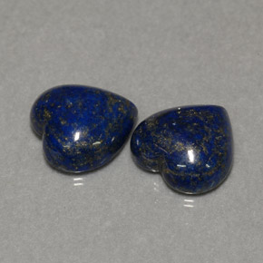  ct natürliche blauer Lapislazuli-Edelsteine, Herzform, Lichtundurchlässig