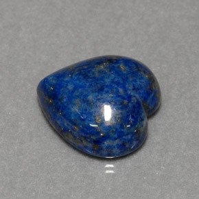 6,02 ctw natürlicher blauer Lapislazuli, Herzform, Lichtundurchlässig
